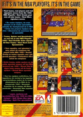 NBA Playoffs - Bulls vs Blazers (Japan) box cover back